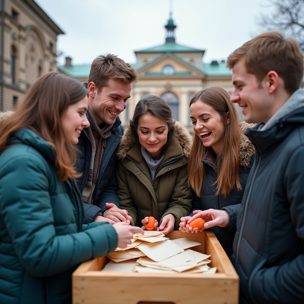 Команда выполняет задание на контрольной точке маршрута
